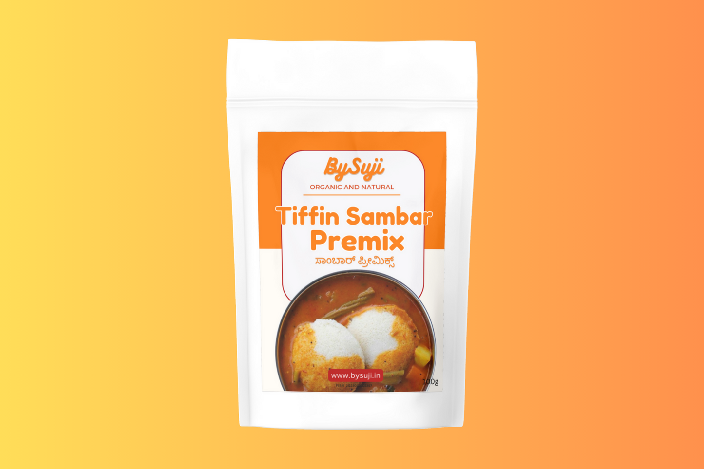 Sambar Premix Powder - Tiffin Sambar Powder - Serve with Idli, Dosa or Rice