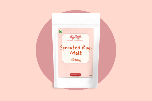 BySuji Homemade Sprouted Ragi Malt ( ಸರಿಹಿಟ್ಟು ) 400g