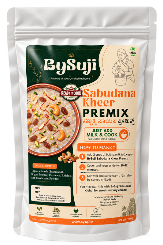 BySuji Sabudana kheer - ಸಬ್ಬಕ್ಕಿ ಪಾಯಸ