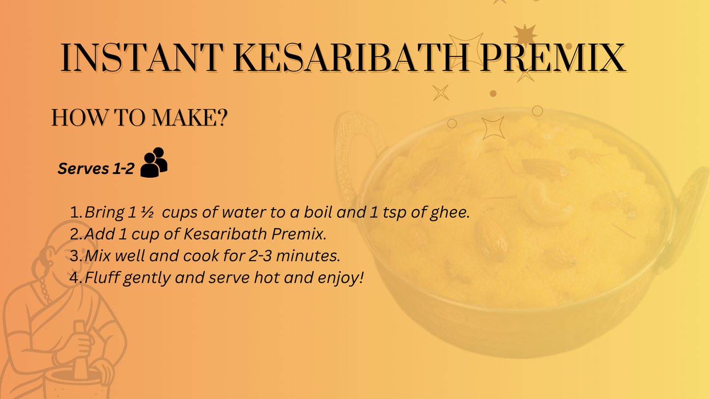 BySuji Instant Kesaribath Premix