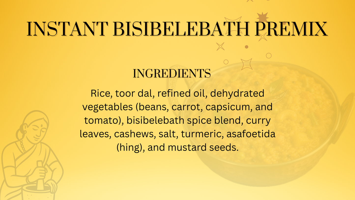 BySuji Instant Bisibelebath Premix
