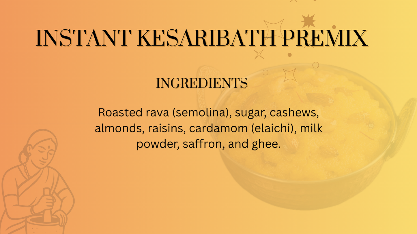 BySuji Instant Kesaribath Premix