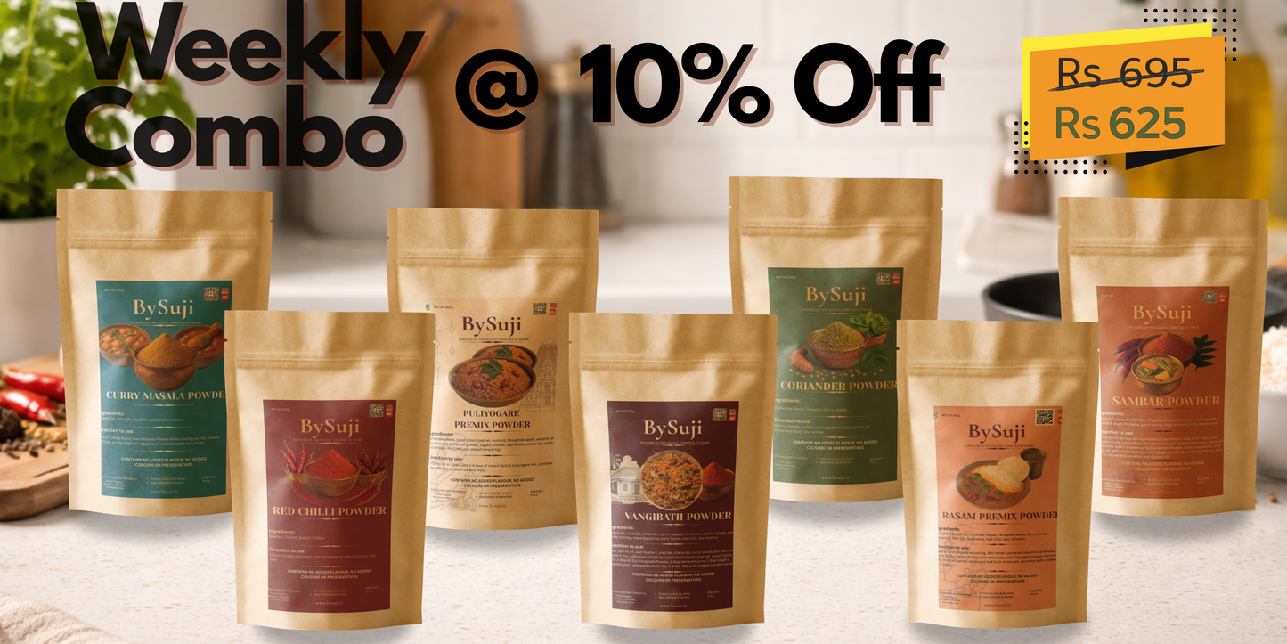 Weekly Masala Combo – Smart Cooking Pack (100g x 7 Essentials)