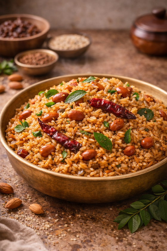 How to make Puliyogare